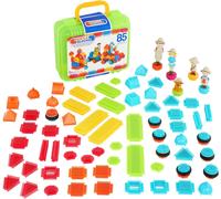 YOUY-B. Toys-44259-Jeu De Construction-Bristle Blocks-Safari Set-85 Pièces