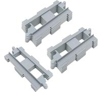 YOUY-Building Blocks Train Track Set,Composé De Rails Croisés,Droits Et Courbés,Compatible Avec Le Leader Du Marché Pour Les Enfants Âgés De 2 Ans Et Plus (12Pcs)