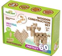 YOUY-Igroteco Jouet De Construction Fantaisie 60 Pièces Jouet Naturel Éducatif Et Instructif Pour Enfants 6+