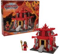 YOUY--Jeu De Constructions Feu Avec Mini Personnage Inclus,La Forteresse Flamme,280 Pièces,Pour Enfants À Partir De 4 Ans,Jeux Précieux
