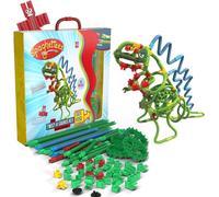 YOUY-Jouet Anti-Stress Pour Enfants À Partir De 5 Ans,Jeu Éducatif Montessori Pour Garçons Et Filles,Blocs De Construction Flexibles-Twist-A-Saurus Rex Set