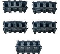 YOUY-Rail Set,22 Pieces Block Rail Accessories,Classic City Rail,Compatible Avec Les Leaders Du Marché,Kit D'Extension Pour Enfants,Garçons Et Filles,Rail Rail Kids Toys