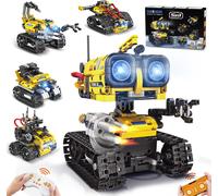 YOUY-Robot Jouets De Construction Pour Enfants-5 En 1 Applications Et Jouets Technologiques Télécommandés,Robot Mur/Ingénierie/Jouets Mech Scorpion,Cadeaux Pour Enfants Garçons Filles