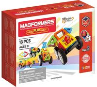 YOUY-Wow Plus 707020 Lot De 18 Blocs De Construction Magnétiques Pour Enfants-Lot De 18 Blocs De Construction Magnétiques Pour Enfants-Cadeau Des Années-Pour Garçons Et Filles