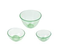 YOUYA DENTAL Lot de 3 bols mélangeurs en caoutchouc souple pour plâtre, alginate, plâtre, plâtre, plâtre, gypse, laboratoire, hygiène bucco-dentaire, vert