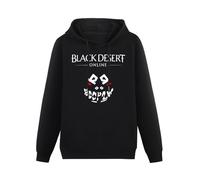 youyasi Fashion Cool Men Hoody Funny Tshirt Black Desert Online Merch Customized Printed Hoodie Black L