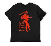 youyasi Robert Johnson Essential T-Shirt Black XXL