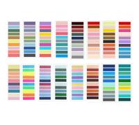 YOUYAYA 3200 Pièces Marque Page Adhesif, 16 Styles Autocollantes D'index Inscriptible Sticky Tabs pour Marqueur de Page D'école de Bureau Marqueur Adhésif