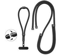 youyaya Chaîne de téléphone portable universelle 3 en 1 universelle -Cordon Telephone Portable à suspendre autour du cou - Avec cordon de téléphone portable - Réglable et amovible