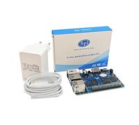 youyeetoo Banana Pi BPI-M5 Kit Amlogic S905X3 Single Board Ordinateur avec 4 Go de RAM et 16 Go eMMC pour AIOT Support Android Debian Raspberry Pi Remplacement (avec alimentation européenne)
