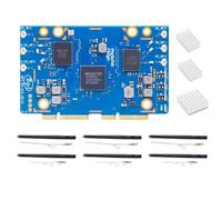 youyeetoo Banana Pi BPI-R4 Lite Routeur OpenWrt, puce MT7987A, 2 Go DDR4, 2,5 G SFP & RJ45 WAN, 4 x 1G LAN, connectivité réseau ordinateur monocarte industriel (module WiFi 7 avec 6 x ANT | BE14)