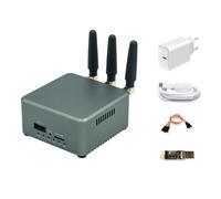 youyeetoo BPI-R3 Mini routeur de voyage sans fil WiFi 6 OpenWRT MediaTek MT7986A 2G DDR RAM 8G eMMC Flash 2X 2,5GbE Port Onboard (R3 Mini (Kit 1))