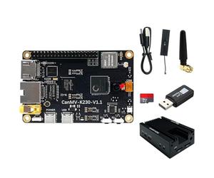 youyeetoo CanMV-K230 AI Comité de développement - Kendryte K230 RISC-V 64-512 Mo RAM 3 entrées 4K - Prise en charge RVV1.0 pour AI Edge AIoT (Kit B)
