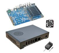 youyeetoo CM3588 Mini plateforme NAS, jusqu'à vidéo 8K, RK3588, OpenMediaVault fit, LPDDR4X, 16 Go/8 Go, 4 sockets M.2 PCIe3.0, solutions NAS, pour serveur domestique, stockage cloud local (16 Go +