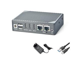 youyeetoo FriendlyElec NanoPC-T6-LTS Mini routeur d'ordinateur Dual 2.5G Ethernet, RK3588-8/16GB RAM, PCIe 3.0, OpenWrt, Open Source Smart IoT, pour NAS/routeur de voyage (8 Go + 64 Go, kit standard)