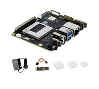 youyeetoo Rubik Pi 3 - Qualcomm QCS6490 Carte de Développement 12 Tops AI, 8 Go de RAM, 128 Go UFS, Support Multi-OS, USB 3.1, pour Projets IoT et IA (Kit d'alimentation)