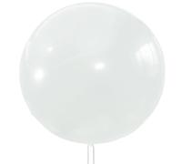 YOUYIKE 6 Pièces Ballon Géant Gonflable en Latex, 36 Pouces Grand Ballon Helium Blanc, Rond Gros Ballon pour Les Festivités de Fête de Mariage Party Carnival Event Décorations (90 cm)