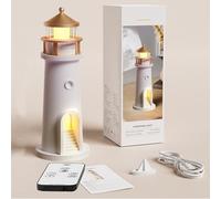 YOUYIKE Décoration de Phare,Veilleuse à Projection de Lumière de Lune, Veilleuse pour Chambre D'enfant pour chambre d'enfant, salon, chambre à coucher, décoration de la maison avec