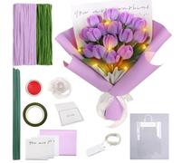 YOUYIKE Fil Chenille, Cure Pipe Multicolores Cure-Pipes pour Bouquets de Tulipes, Cure Pipe Chenille, Nettoyeur de Pipes, pour Les Bouquets DIY, Les Projets D'artisanat et Les Décorations