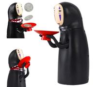 YOUYIKE Superbe Tirelire pour Homme sans Visage avec Effets sonores, Anime Tirelire Enfant, Tirelire Garcon Fille pour Décoration de Chambre d'enfant/Cadeau d'anniversaire(Batterie Non Incluse)
