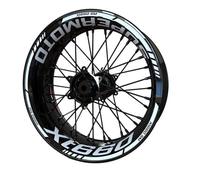 YOUZKA Stickers Autocollant Adhésif Réfléchissant pour Jante De Pneu De Roue, Accessoires D'équipement De Course De Moto pour Yamaha XT 660(Color1)