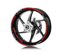 YOUZKA Stickers Autocollants De Roue De Moto pour Suzuki pour Bandit 650 1250, Autocollants Décoratifs Réfléchissants De Nuit pour Jante De Roue(Color1)