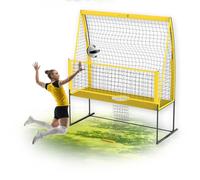Yoving Filet d'Entraînement Volley-Ball Professionnel 2,4m x 3,4m, Structure Renforcée pour Service, Smash et Défense - Améliore Précision/Puissance/Technique, Intérieur/Extérieur