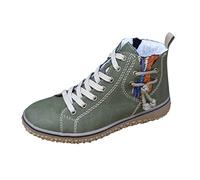 Yowablo Chaussures de Marche Bottines Femme Chaussure Bottines Botte Bottes fourrées Baskets Femmes Chaud Plus La Taille Casual Chaussures Plates Compensées Cheville Bottes Courtes (42,Vert)