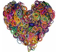 Yowamho 900 elastique Couleur mixte avec 24 S-clips et 1 petit crochet, élastiques pour bracelets.