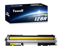 Yowell 126A CE312A Toner Jaune Ccompatible avec HP 126A Jaune 130A CE312A | pour Pro 100 Color MFP M175 M175A M175nw M176 M176FN M177 M177FW M275 M275NW