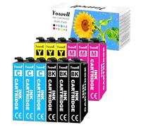 Yowell 12x Cartouche d'encre Compatibles avec Epson 502 502XL | pour Workforce WF-2865 WF-2880 WF-2885, Expression Home XP-5105 XP-5150 XP-5155