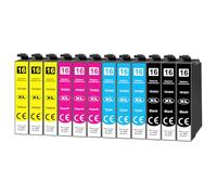 Yowell 12x Cartouches d'encre 16XL compatibles avec Epson 16 16XL Multipack pour Workforce WF-2760 WF-2630 WF-2510 WF-2660 WF-2750 WF-2650 WF-2540 WF-2530 WF-2520