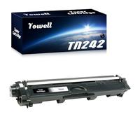 Yowell 1x TN242 Toner Noir Compatible avec Brother TN242BK TN-242BK TN-241BK pour HL-3142CW HL-3152CDW HL-3172CDW DCP-9017CDW DCP-9022CDW MFC-9142CDN MFC-9332CDW MFC-9342CDW