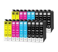Yowell 20x T0715 Cartouches d'encre compatibles avec Epson T0711 T0712 T0713 T0714 pour Stylus BX300F SX610FW SX600FW SX510W SX400 SX410 SX415 SX100 SX200 SX210 SX215 SX218 DX4400 DX7400