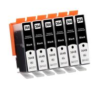Yowell 6X 364XL Noir Cartouches d'encre Compatible avec HP 364 364 XL pour Photosmart 5520 5510 5520 5524 5524 6520 5515 7520 Deskjet 3520 Officejet 4620 4622