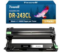 Yowell DR243CL Tambour compatible avec le tambour Brother DR243 ompatible avec Brother MFC-L3750CDW MFC-L3770CDW MFC-L3710CW DCP-L3550CDW DCP-L3510CDW HL-L3210CW DR-243CL