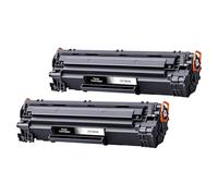 Yowell Lot de 2 toners 83A CF283A compatibles avec HP 83A CF283A Noir pour LaserJet Pro M201dw M201n MFP M125nw M125a M127fw M127fn M225dw M225dn M225dn