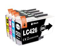 Yowell Lot de 4 LC426 Cartouches d'encre Compatibles avec Brother LC426 LC-426XL pour Brother MFC-J4535DW MFC-J4340DW MFC-J4540DW MFC-J4335DW