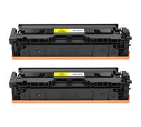 Yowell Toner 207X Jaune avec Puce Compatible pour HP 207X 207A pour Toner HP Color Laserjet Pro MFP M283fdw M255dw M255nw M283fdn M283cdw M282nw W2212X (2 Jaune)