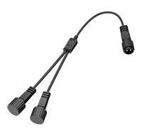 yowin Connecteur pour Guirlande Exterieure, 2 Broches Connecteur Electrique IP65 Étanche pour LED Lumières de Noël, 3 Fils Adaptateur pour Guirlande Lumineuse, Rideau Lumineux, Lumière Extérieure