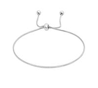 Yowivon Bracelet en Argent, Bracelet à Chaîne Ajustable Mignon avec Curseur