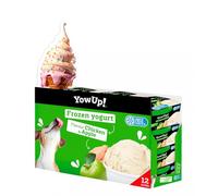 YowUp! Glace pour Chiens Saveur Saumon 12 Unités. Snack Naturel et Sain | sans Lactose, Friandise pour Chien, Récompense pour Chiot et Chien Adulte