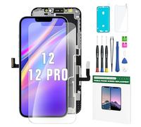 YOXINTA Ecran iPhone 12 and 12 Pro 6.1'', Écran iphone 12 and 12 Pro LCD Complet Replacement, Écran iphone 12 and 12 Pro Tactile 3D Numériseur Assemblage Complet