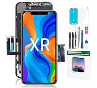 YOXINTA pour Ecran iPhone XR 6.1'', Écran iphone XR Complet LCD Replacement, Écran iphone XR Tactile 3D Numériseur Assemblage Complet Cadre étanche Autocollant, Protecteur d'écran