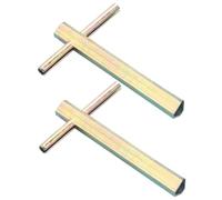 Yoyakie Clé de l'ascenseur 2PCS, 3, 9 pouces de long la porte la porte levage triangle polyvalent pour l'accès aux urgences, ascenseur