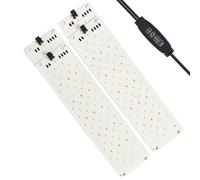 Yoyakie Le Spectre Complet Pousse la lumière pour Les Plantes intérieures avec minuterie, 10 Niveaux de Gradin et 3 Modes de Couleur, lumière Planche à Panneaux pour Les légumes démarrage des graines