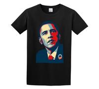 Yoyao Barack Obama Tshirts for Man Short Sleeve, Dwhite, Small Mens Cotton Tshirt Size S