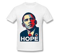 YOYAO Barack Obama Tshirts For Man Short Sleeve Large
