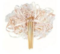 YOYEAH 50 murs de mariage avec grandes cloches et rubans brillants - Cadeaux de fête parfaits pour un mariage, un anniversaire et une célébration