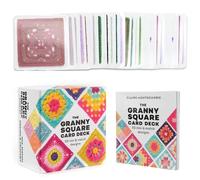 YOYEAH Kit Granny Square Crochet avec 50 Cartes, Livre et Accessoires | Bloc de Crochet et Guide pour Débutants | Projets DIY et Cadeaux Créatifs